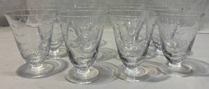lot 166 image: Set of Eight Water Glasses