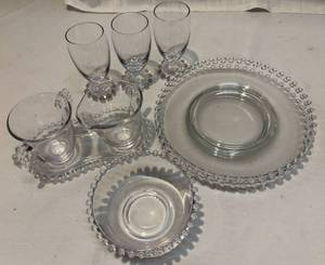lot 187 image: Vintage Candlewick Dishes