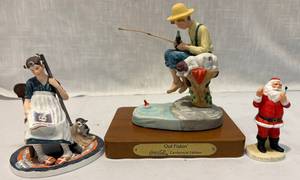 lot 191 image: Norman Rockwell Figurines