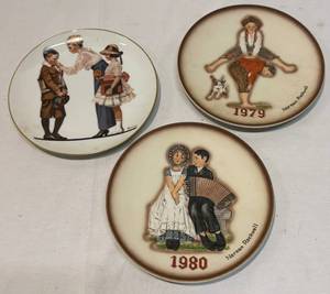 lot 192 image: Norman Rockwell Collector Plates