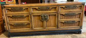 lot 208 image: Mid-Century Dresser and Mirror