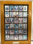 Twins 1987 World Champions Framed Baseball Cards