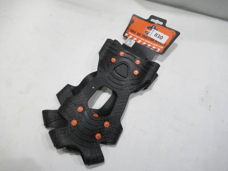 lot 830 image: NEW Ergodyne TREX 6300 Slip-On Ice Cleats - XXL