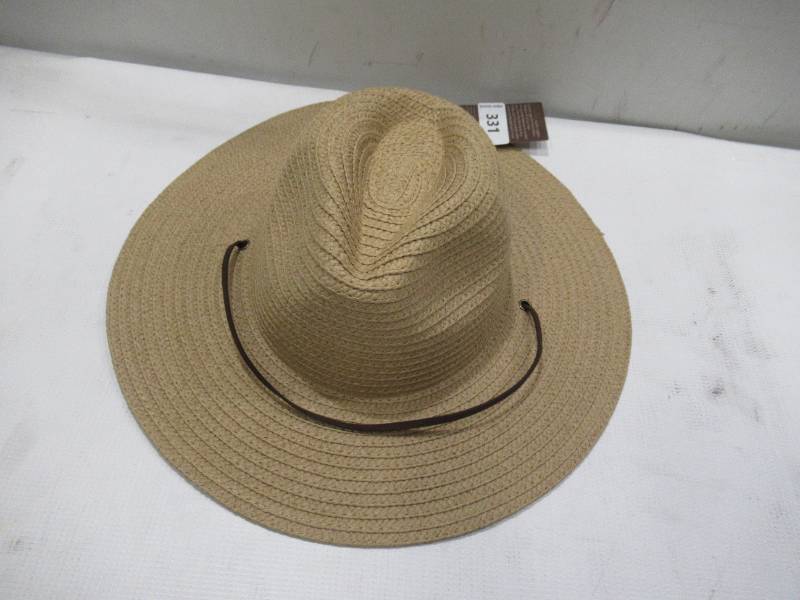 lot 331 image: NEW Free Authority Outdoors Floppy Tan Sun Hat, UPF 50, 16 One Size (Lifeguard Natural)