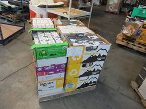 lot 136 image: Pallet of Store Overstock and Ecommerce Product and Returns - Wasserstein Mixed