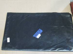 lot 209 image: NEW Vinyl Tarp - 9 x 10 Black  Black Vinyl tarp - 13 oz. Medium-weight Duty