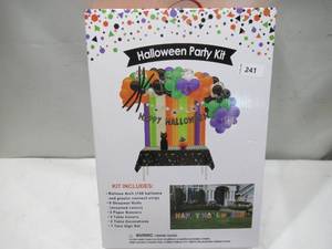 lot 241 image: NEW Happy Halloween Theme Party Kit Decoration Bundle, 136pc
