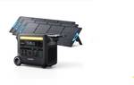 Anker SOLIX F2600 Portable Power Station - 2560W/2400W with 3 - 200W Solar Panels