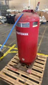 lot 299 image: Used Craftsman Upright Air Compressor Tank