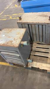 lot 305 image: Pair of Industrial Unit Heaters for use with a hot water boiler.