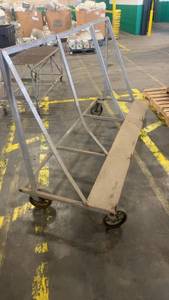 lot 332 image: Heavy Duty Mobile A-Frame Cart with Casters