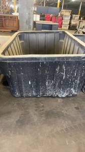 lot 359 image: Large Heavy Duty Plastic Utility Tote Bin