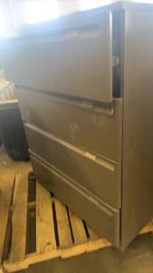 lot 391 image: Metal 3-Drawer Lateral File Cabinet