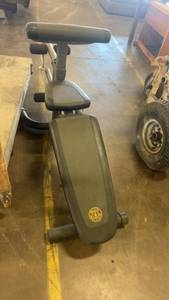 lot 446 image: Golds Gym Adjustable Utility Weight Bench