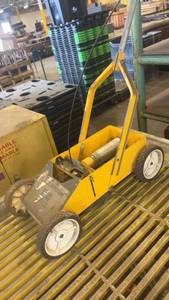 lot 469 image: Rust-Oleum Striping Machine with Spray Can