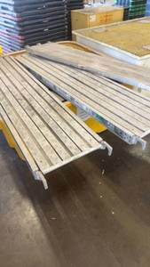 lot 471 image: Werner and Meyer Aluminum Plank Scaffold Decks Set