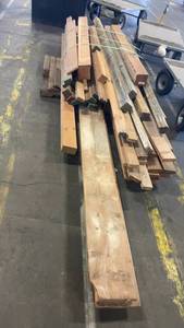 lot 697 image: Assorted Used Lumber Planks and Beams Bundle