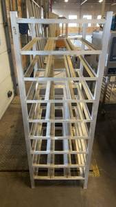 lot 716 image: Commercial Aluminum Sheet Pan Rack with 10 Slots