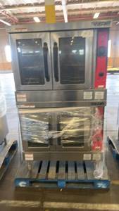 lot 721 image: Vulcan Double Stack Commercial Convection Oven 4803phz