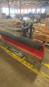 lot 792 image: Western Snow Plow Blade with Mounting Frame and Lighting
