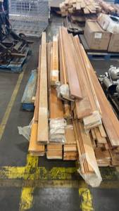lot 795 image: Assorted Lot of Hardwood Trim and Flooring Boards
