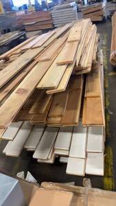 lot 803 image: Large Lot of Mixed Wood Boards and Trim Pieces
