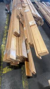lot 819 image: Large Lot of Assorted Wood Lumber Boards Various Lengths