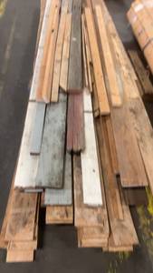 lot 820 image: Assorted Lot of Reclaimed Lumber and Boards