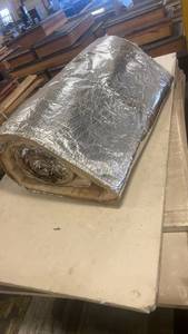 lot 832 image: Assorted Lot of Rigid Foam Insulation Panels and Foil-Faced Insulation Roll