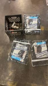 lot 473 image: Set of 3 Moving Blankets 27 sq ft Each with Assorted Tie Down Straps