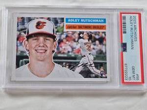 lot 8 image: Adley Rutschman Rookie 2023 Topps Archives #55 PSA Graded 10 - Baltimore Orioles Baseball Card