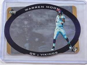 lot 65 image: Warren Moon 1995 Upper Deck SPx Gold Die Cut #25 - Minnesota Vikings Football Card