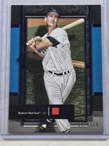 lot 77 image: Ted Williams 2024 Topps #71 and Numbered 97150 - Boston Red Sox Vintage Baseball Card