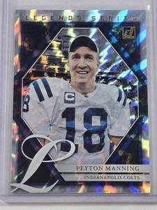 lot 109 image: Peyton Manning 2021 Panini Donruss Legends Series Holo Insert #LS1 - Indianapolis Colts Football Card