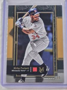 lot 116 image: Kirby Puckett 2024 Topps Museum Collection #84 and Numbered 113199 - Minnesota Twins Baseball Card