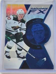 lot 152 image: Kirill Kaprizov 2023-24 Upper Deck SPx Radiance FX Blue Die Cut #RFX-50 and Numbered 96299 - Minnesota Wild Hockey Card