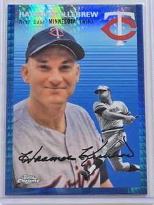 lot 164 image: Harmon Killebrew 2023 Topps Chrome Refractor #416 - Minnesota Twins Baseball Card