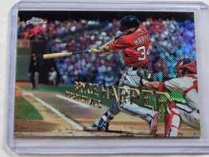 lot 172 image: Bryce Harper 2016 with Topps Chrome Perspectives #PC-4 - Washington Nationals Baseball Card