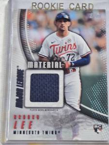 lot 179 image: Brooks Lee 2025 Rookie Relic Topps Major League Material #MLM2-BL - Minnesota Twins Baseball Card