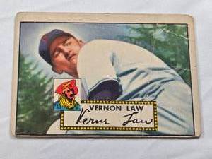 lot 216 image: Vernon Law 1952 Topps #81 - Pittsburgh Pirates Vintage Baseball Card
