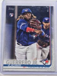 lot 314 image: Vladimir Guerrero Jr. Rookie 2019 Topps Update Series #US1 - Toronto Blue Jays Baseball Card