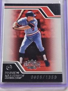 lot 316 image: Harmon Killebrew 2008 Topps Triple Threads #42 and Numbered 9981350 - Minnesota Twins Baseball Card