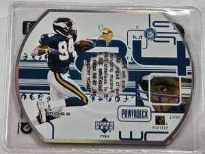 lot 340 image: Randy Moss 1999 Upper Deck PowerDeck #PD3 - Minnesota Vikings Football Card