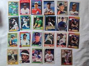 lot 394 image: Huge Lot of 23 Star and Hall of Famer Rookie Baseball Cards Featuring Players Like Deion Sanders, Randy Johnson, Sammy Sosa, Craig Biggio and More