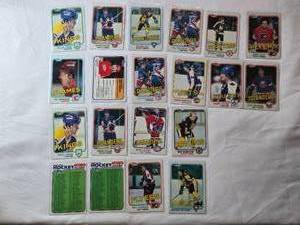 lot 416 image: Lot of 16 Vintage Hockey Cards from 1981 Featuring Players Like Marcel Dionne, Anders Kallur, and Guy Chouinard