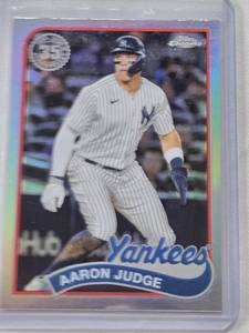 lot 427 image: Aaron Judge 2024 Topps Chrome Refractor #89CB-2 - New York Yankees Baseball Card