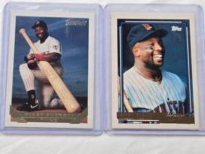 lot 450 image: Lot of 2 Kirby Puckett Topps Giold Baseball Cards