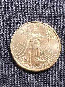 1999 AMERICAN GOLD EAGLE 1/10TH OZ .999 FINE GOLD