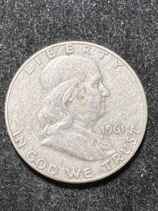 lot 06 image: 1961-D US FRANKLIN HALF DOLLAR