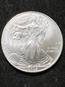 lot 34 image: 2009 AMERICAN SILVER EAGLE 1 TROY OZ .999 FINE SILVER